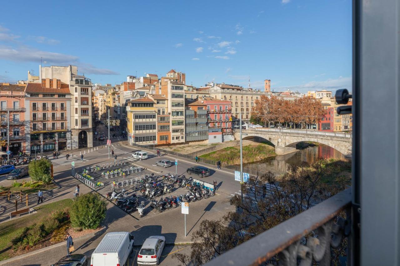 Flateli Placa Catalunya 10 Girona Esterno foto